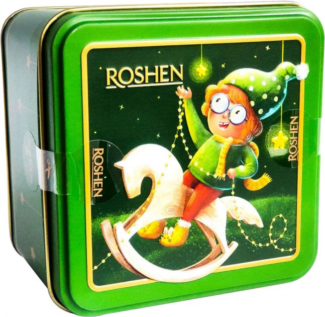 Акція на Новогодний подарок Roshen №12 Новогодняя мозаика, 198 г від Auchan