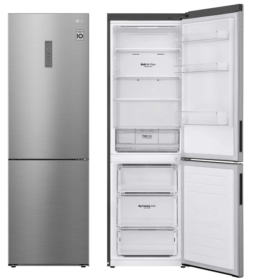 Холодильник з нижньою морозильною камерою LG GA-B459CLWM