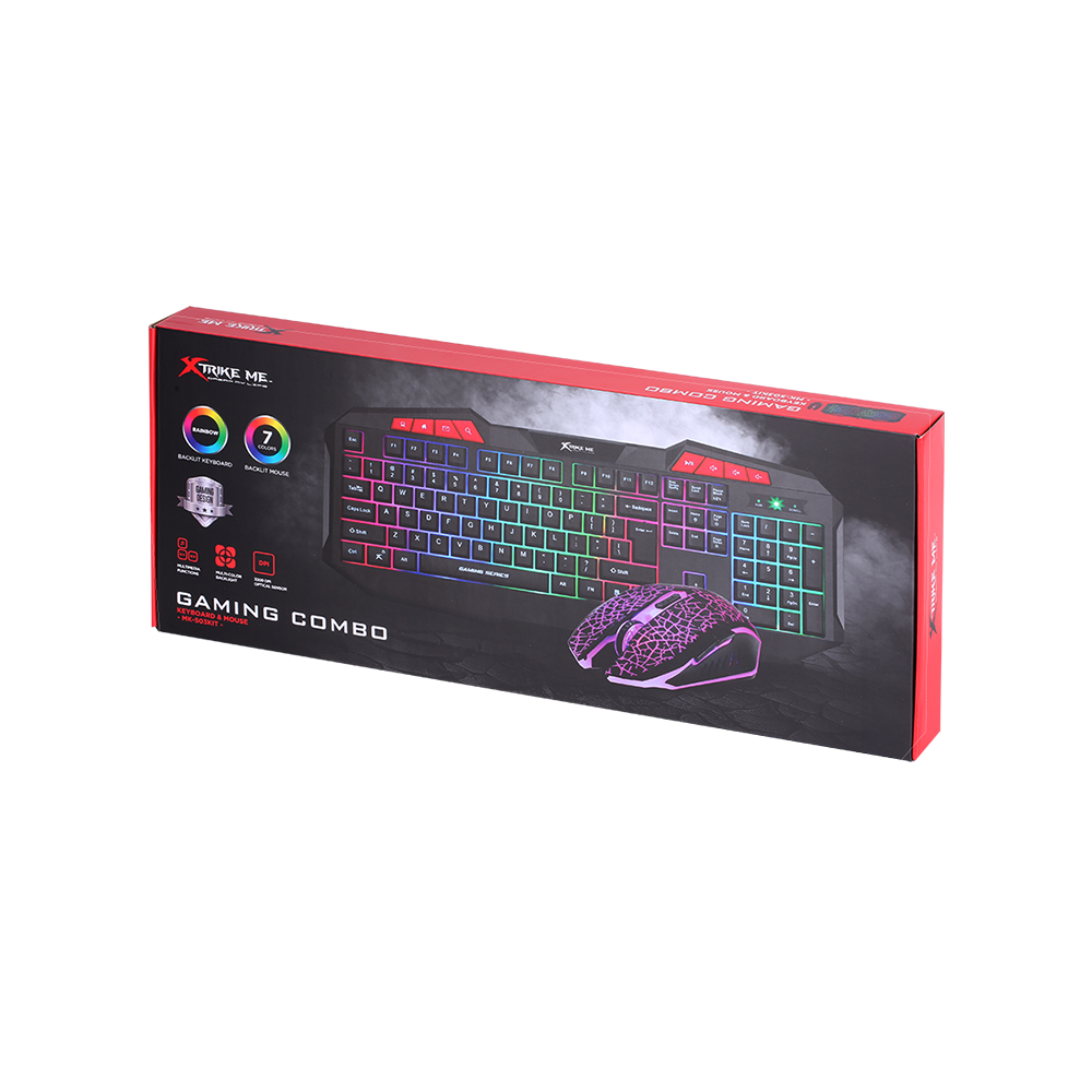 Акция на Комплект игровой XTRIKE ME MK-503 проводная клавиатура+мышь от Auchan - 3