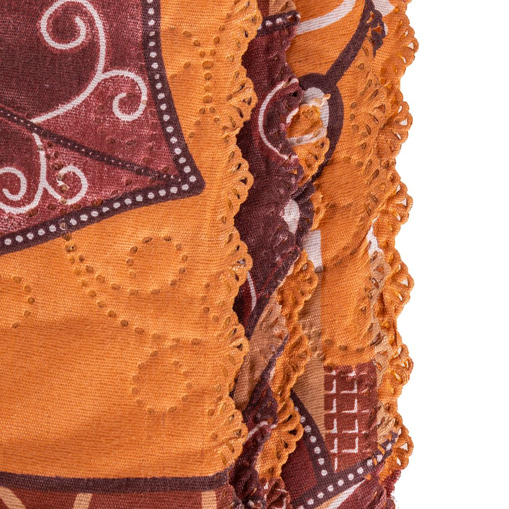 Акція на Одеяло Королева Снов De Lux, оранжевое, летнее, 170х205 см від Auchan - 4