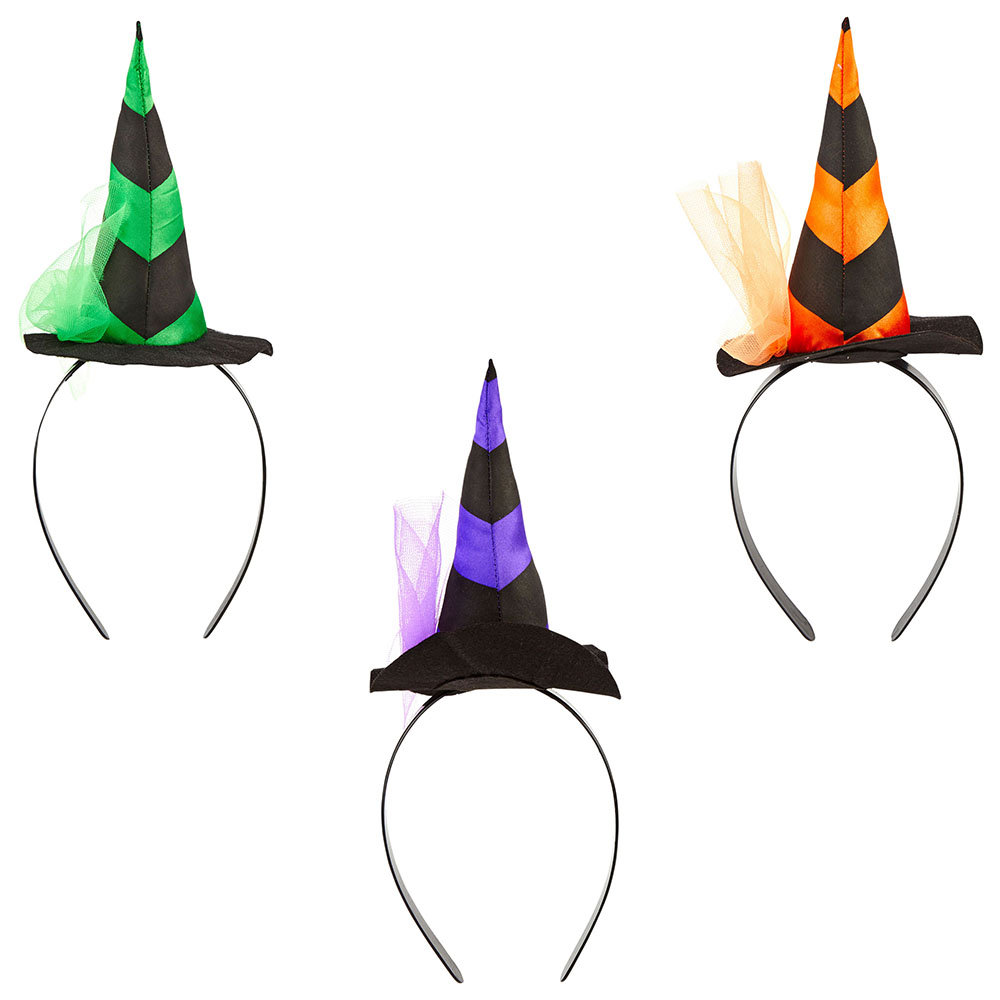 Акция на Обруч ведьмы Halloween Accessories, салатовый, 26х13,5 см от Auchan - 3