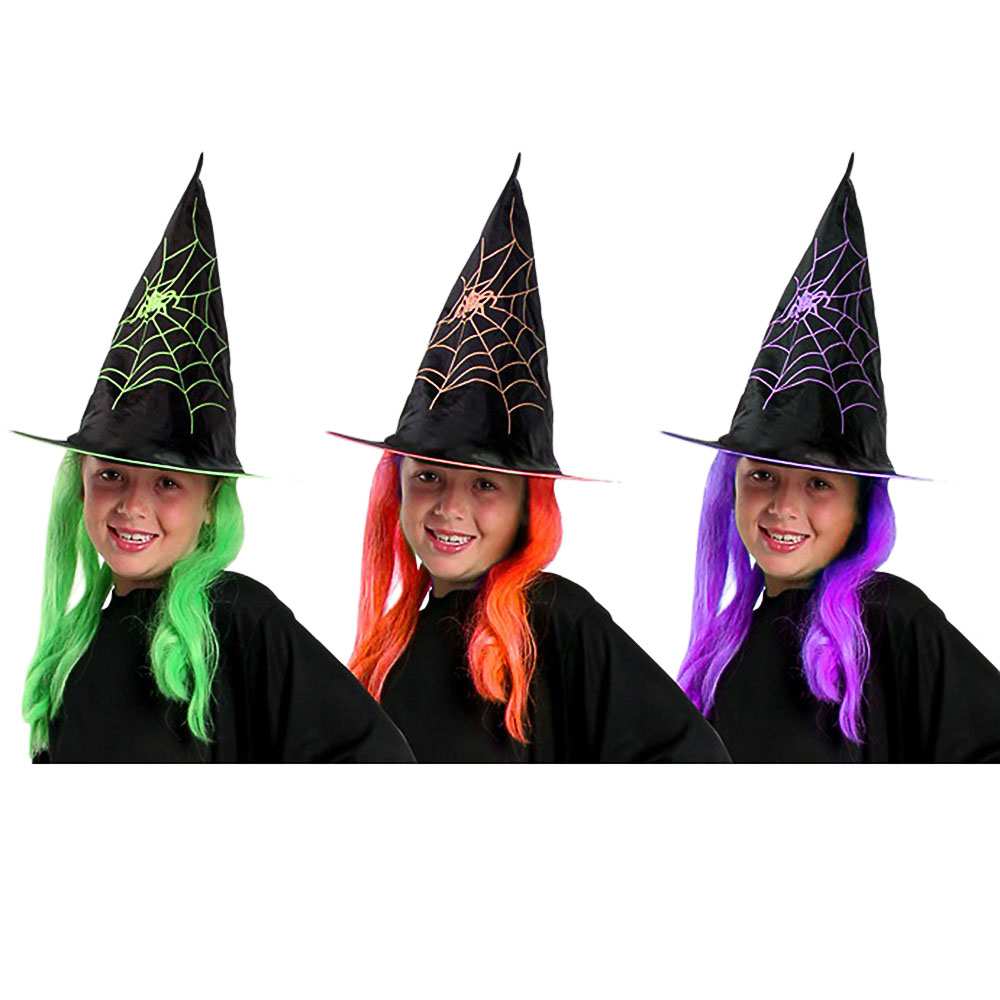 Акція на Шляпа ведьмы One Two Fun Halloween Accessories, 31х30 см, черно-оранжевая від Auchan