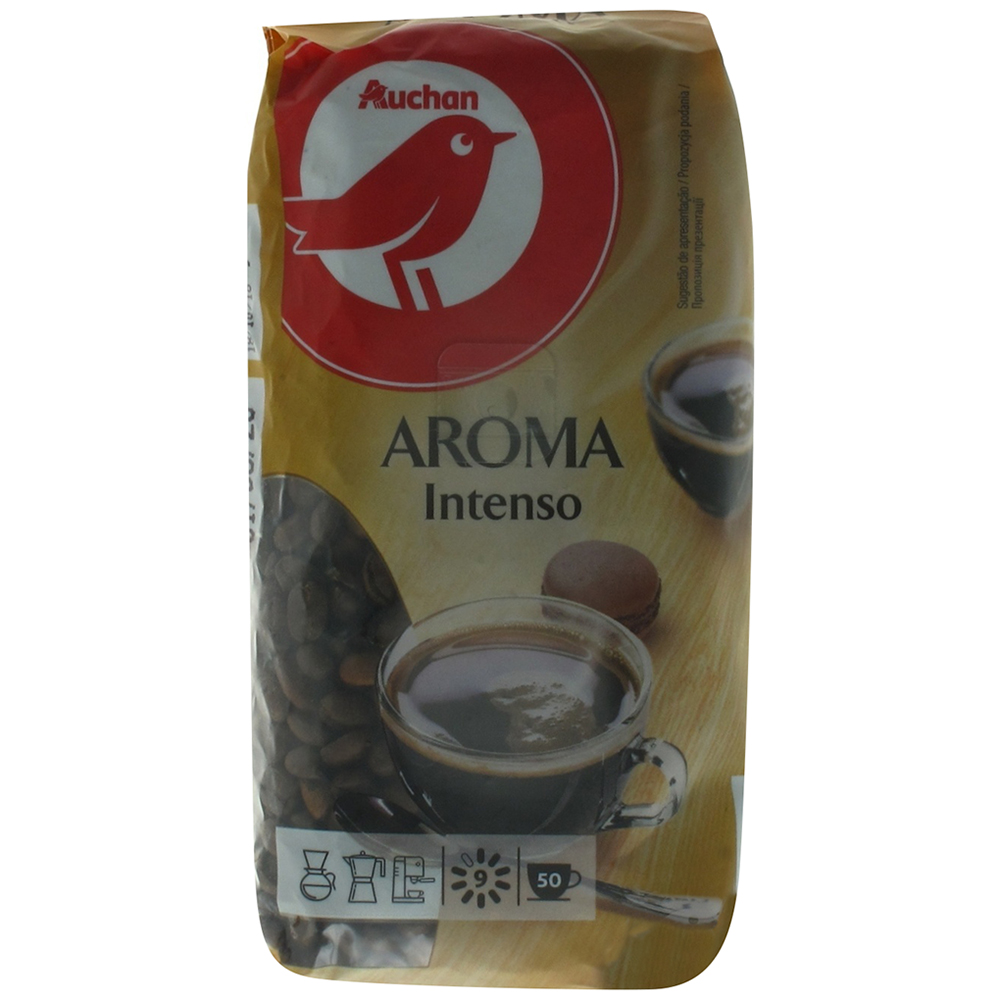 Акція на Кофе в зернах Auchan Aroma Intenso, 250 г від Auchan