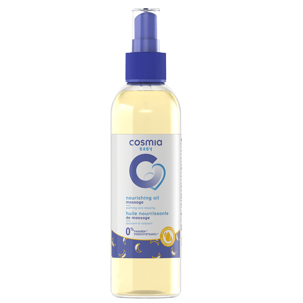 Акция на Масло массажное детское Cosmia Soothing and Relaxing, 200 мл от Auchan