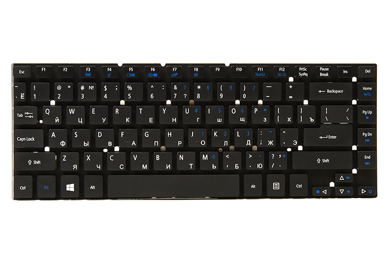 Акція на Клавиатура для ноутбука ASUS X501, X552, X550 Черный, без фрейма від Auchan