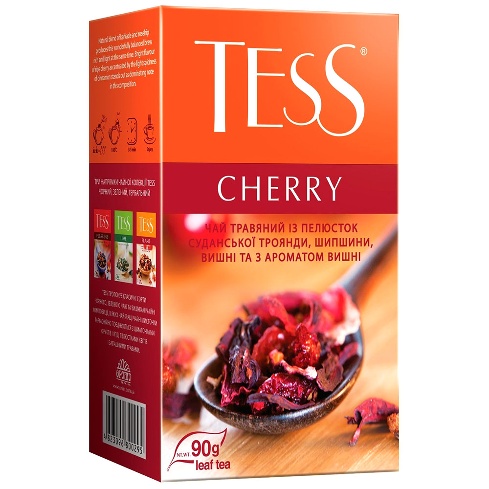 Акция на Чай Tess Cherry, 90 г от Auchan