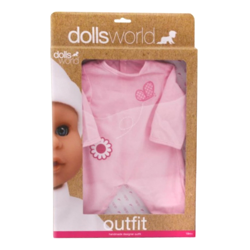 Акція на Одежда для куклы Amigo Toys, 41 см, розовый с бабочками від Auchan