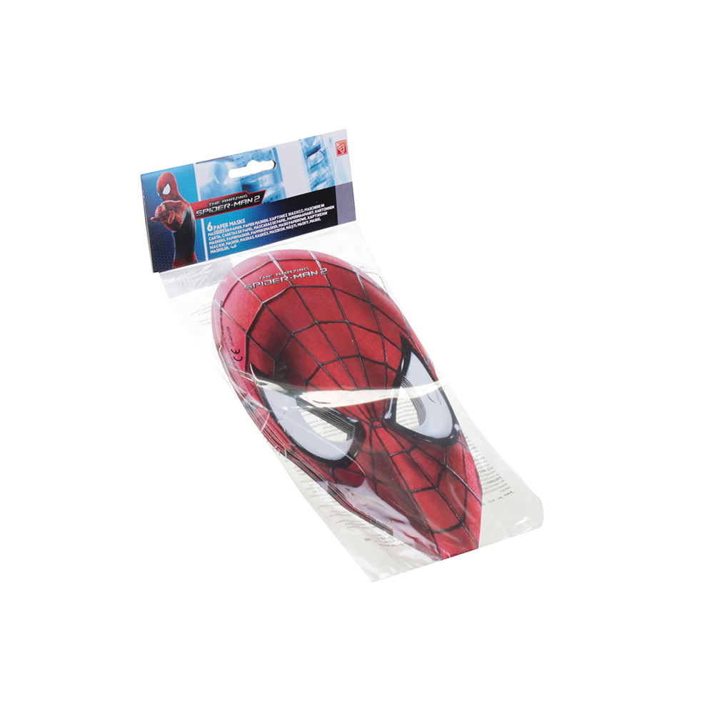 Акция на Маски для праздника The Amazing Spider-Man 2, 6 шт. от Auchan - 2
