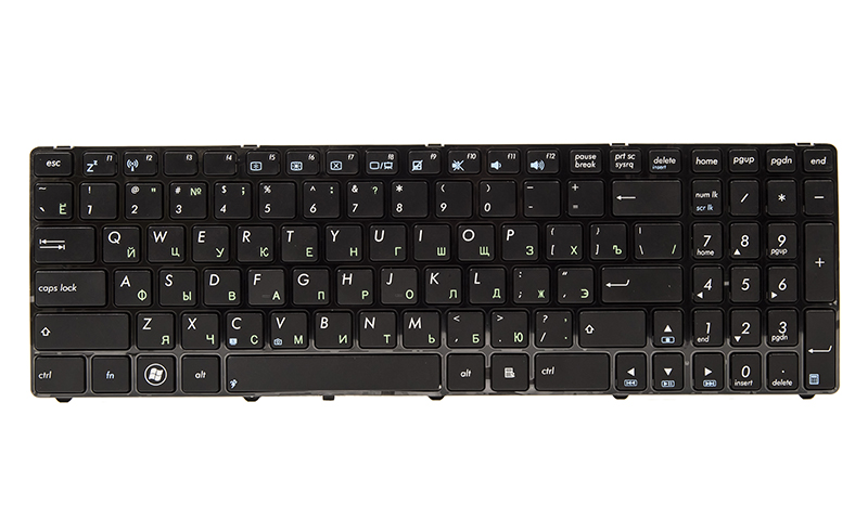 Акція на Клавиатура для ноутбука DELL Inspiron 15: 3521; Vostro: 2521 Черный, Черный фрейм від Auchan
