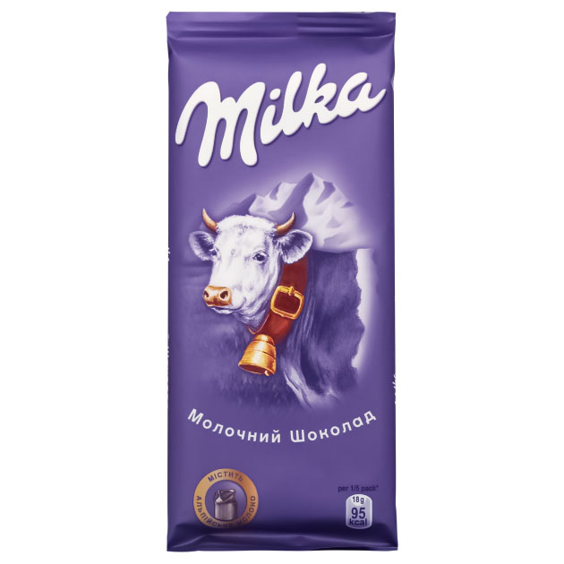 Акция на Шоколад молочный Milka, 90 г от Auchan