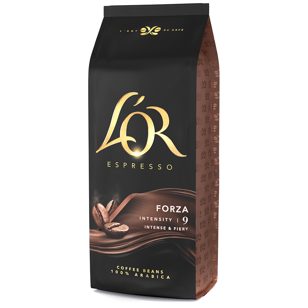 Акція на Кофе натуральный в зернах L'or Espresso Forza, 1 кг від Auchan