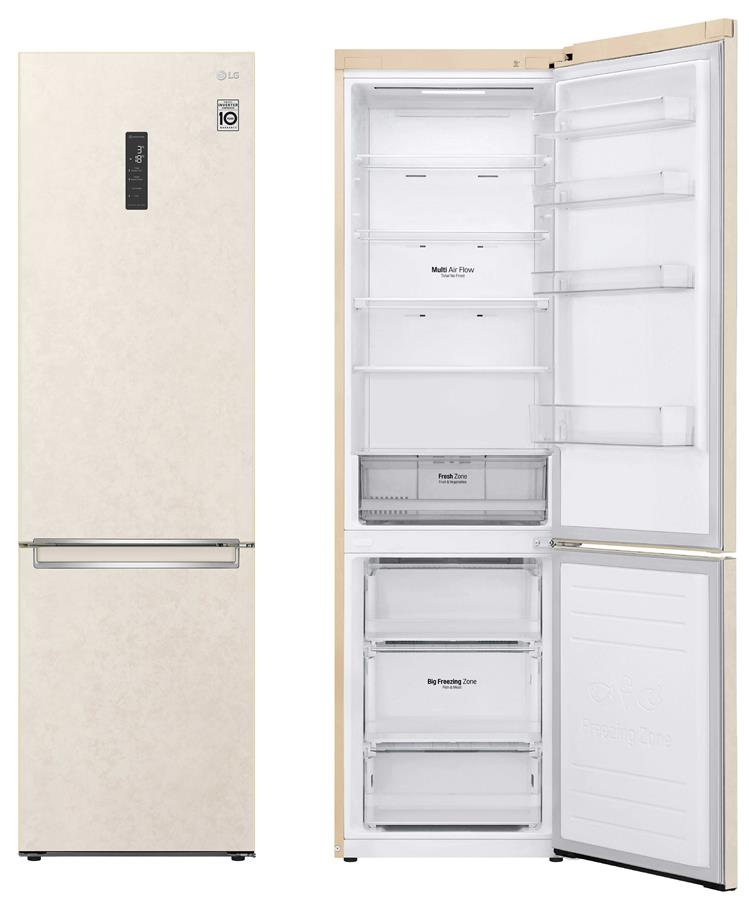 Холодильник з нижньою морозильною камерою LG GA-B509SESM