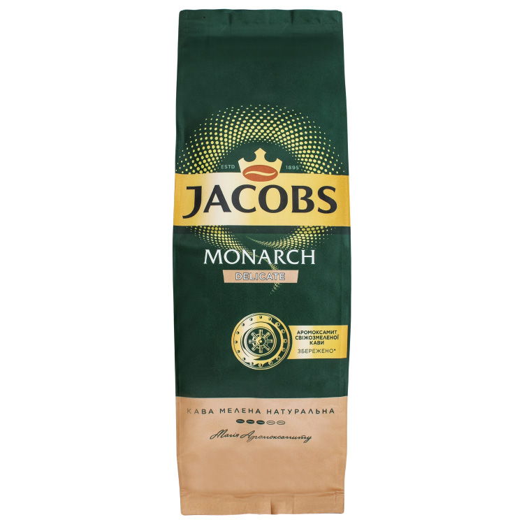 Акція на Кофе молотый Jacobs Monarch Delicate, 450 г від Auchan