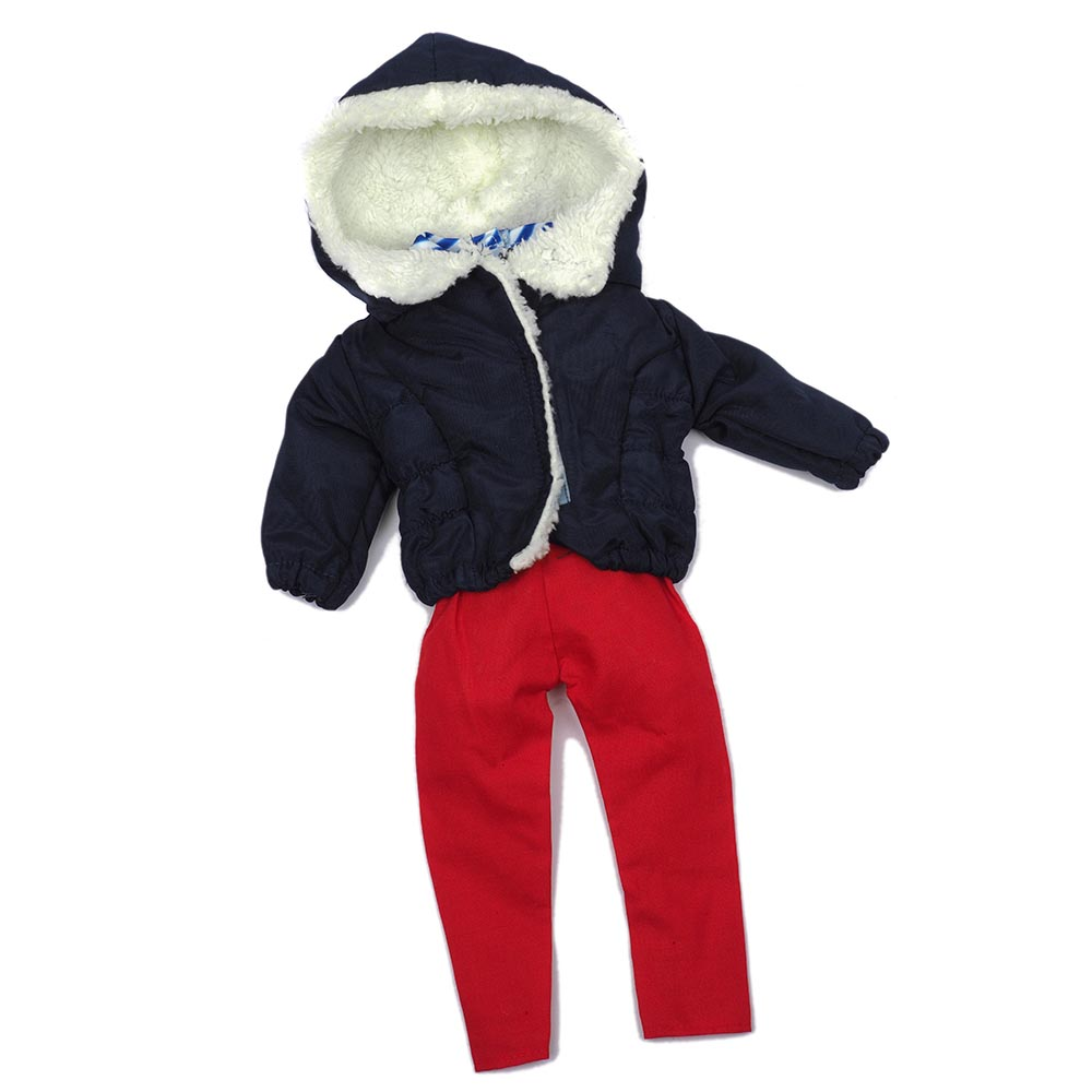 Акція на Одежда для куклы One Two Fun Let`s be Trandy Темно-синяя куртка від Auchan