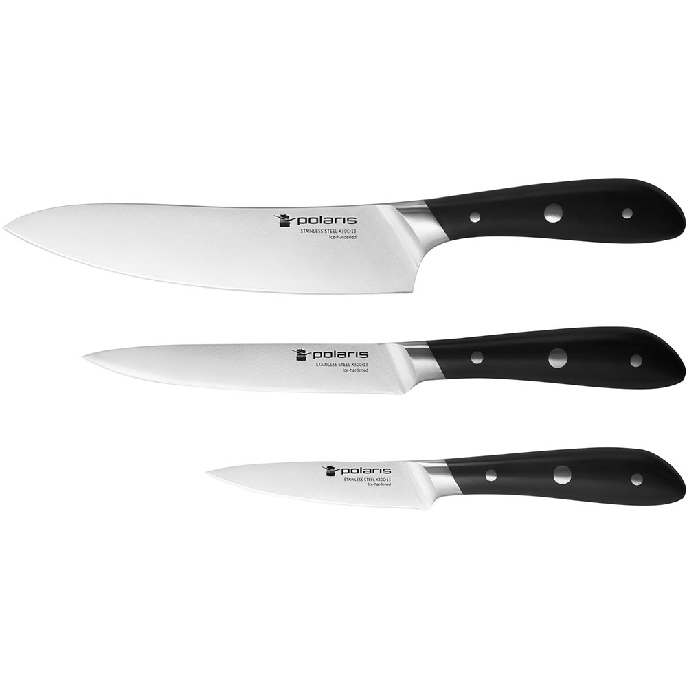 Акція на Набор ножей Polaris Solid-3SS, 3 предмета від Auchan