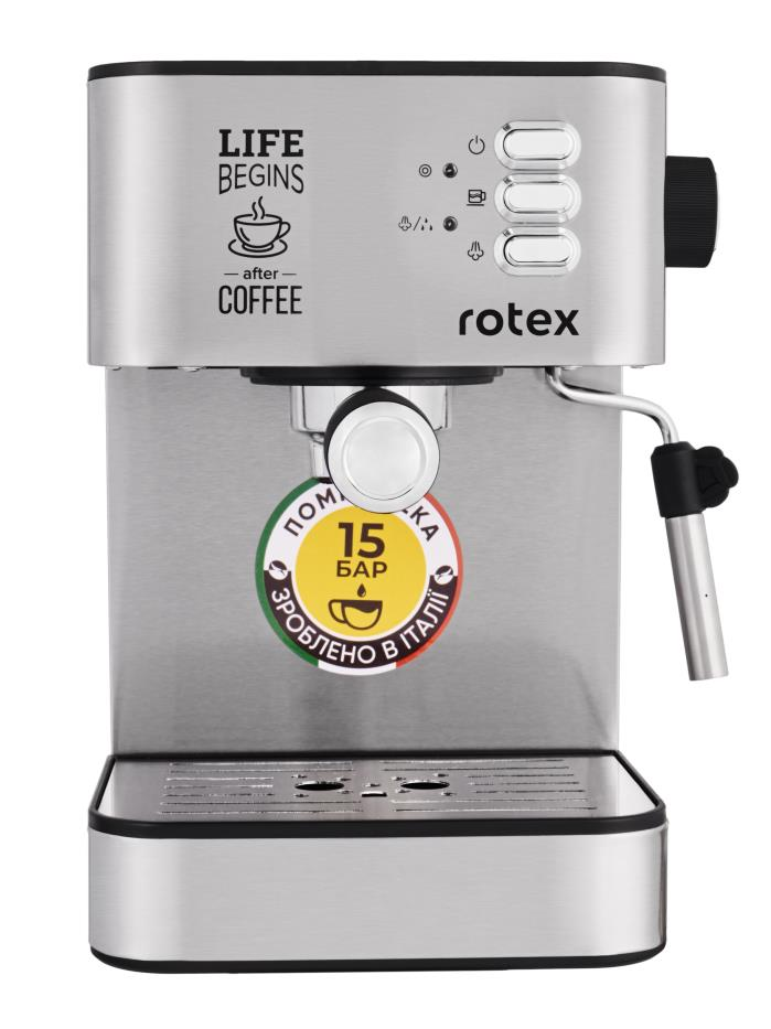 Кавоварка рожкова Rotex RCM750-S Life Espresso